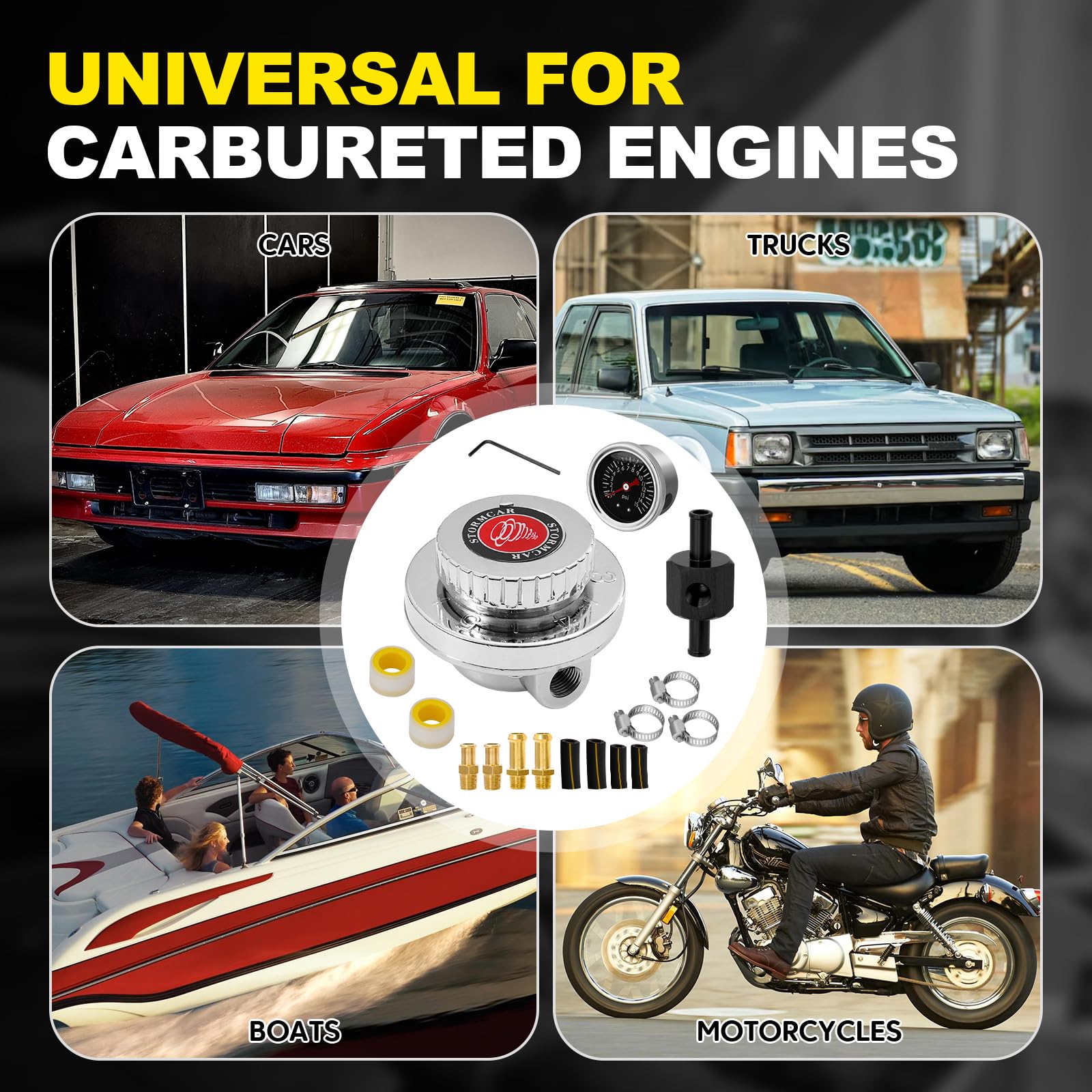 YEHERIT durable regulator housing designed to resist wear and fuel pressure