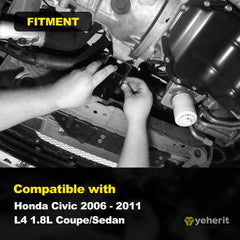 YEHERIT engine mount under-hood view highlighting secure connection