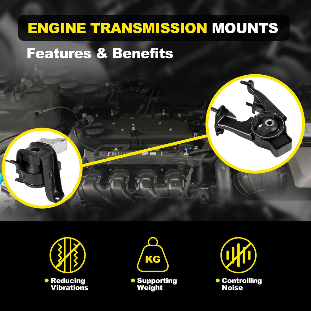 YEHERIT engine mount set OE spec numbers view for easy cross reference.