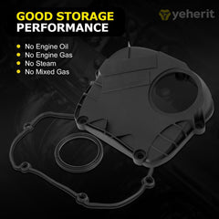 YEHERIT engine upper timing cover gasket side view emphasizes precise alignment for easy installation.