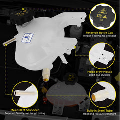 YEHERIT high-quality plastic reservoir, heat and pressure resistant for long-term engine support
