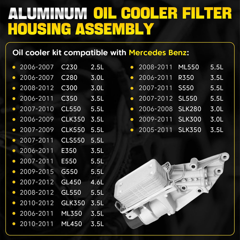 YEHERIT oil filter housing ready for Mercedes-Benz replacement