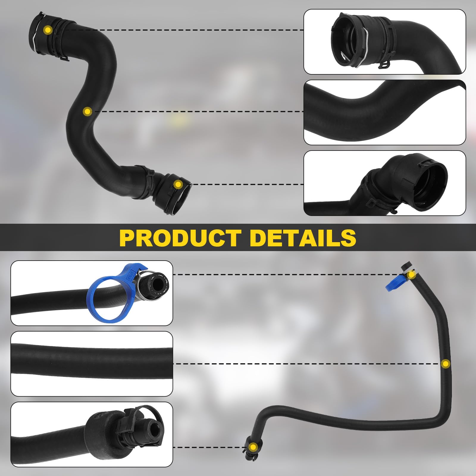 YEHERIT PCV valve tubing hose shown for Cruze engine ventilation