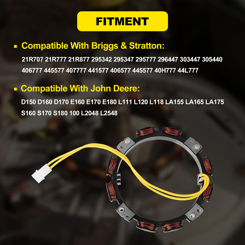 YEHERIT voltage regulator with stator for smooth alternator performance and easy installation.