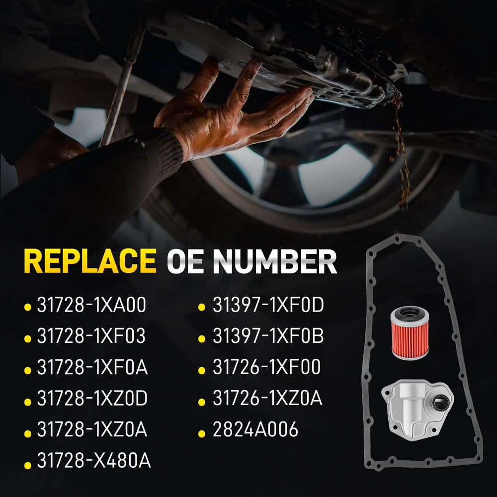 YEHERIT transmission filter high-mouth detail for precise fit