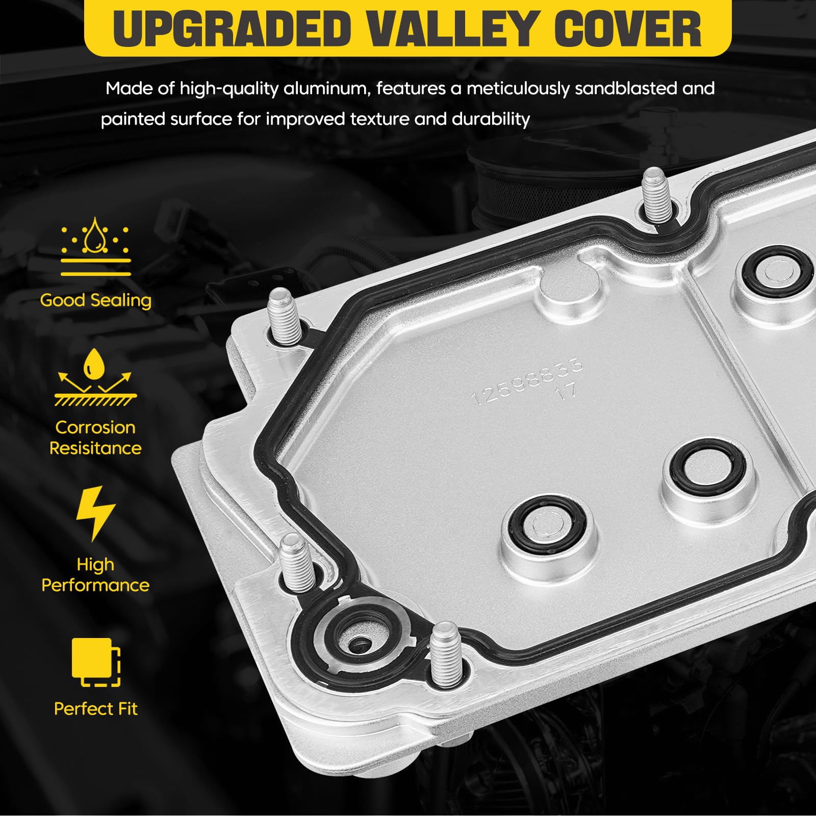 YEHERIT valley cover bolts provide secure fit and vibration resistance.