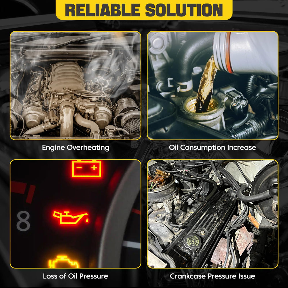 YEHERIT valley cover seal design improves oil pressure stability.