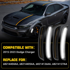 YEHERIT white LED rear-left marker enhances rear signaling for Charger