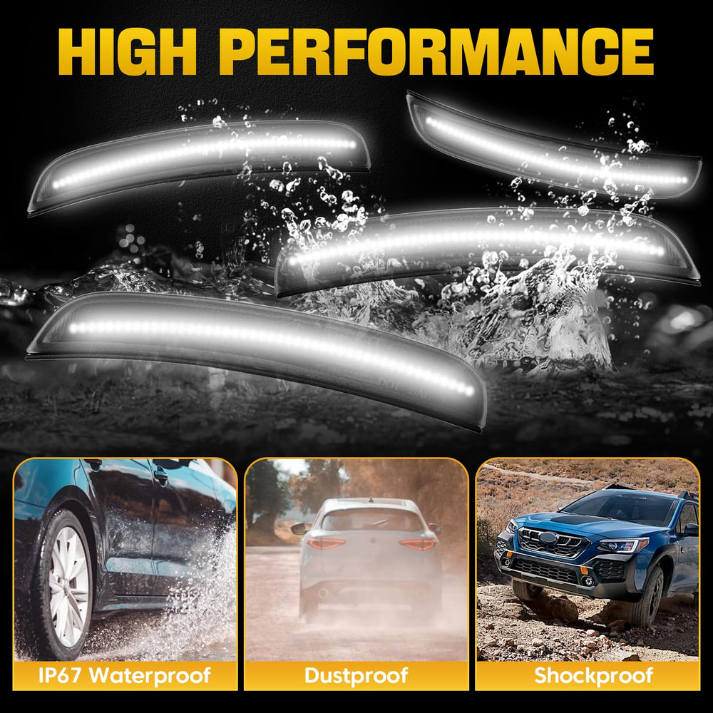 YEHERIT white LED rear-right marker boosts presence on Charger