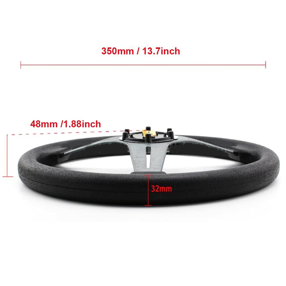 YEHICY PU leather grip delivers comfortable handling