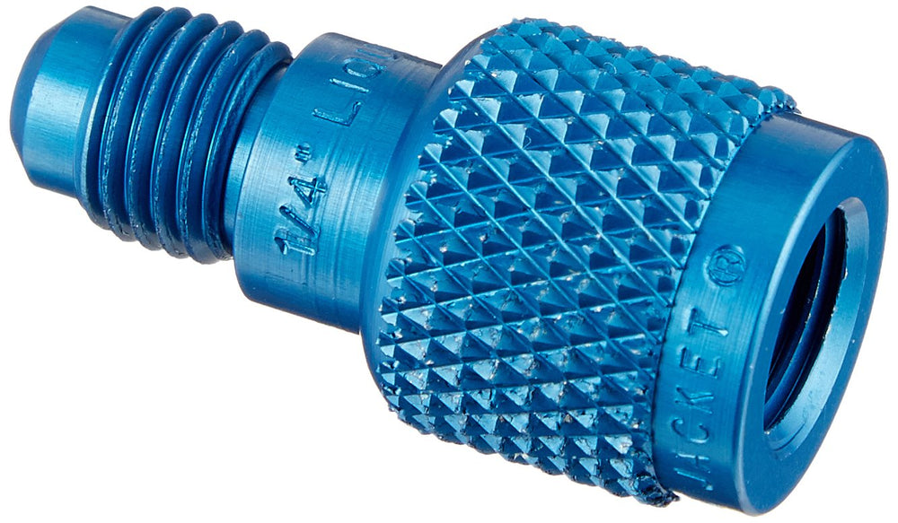 Yellow Jacket 41123 liquid charge adapter for safe, efficient low-pressure charging.