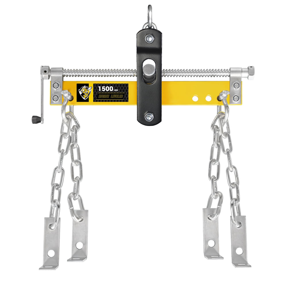 Yellow Jacket engine load leveler with 1500lb capacity for controlled engine positioning