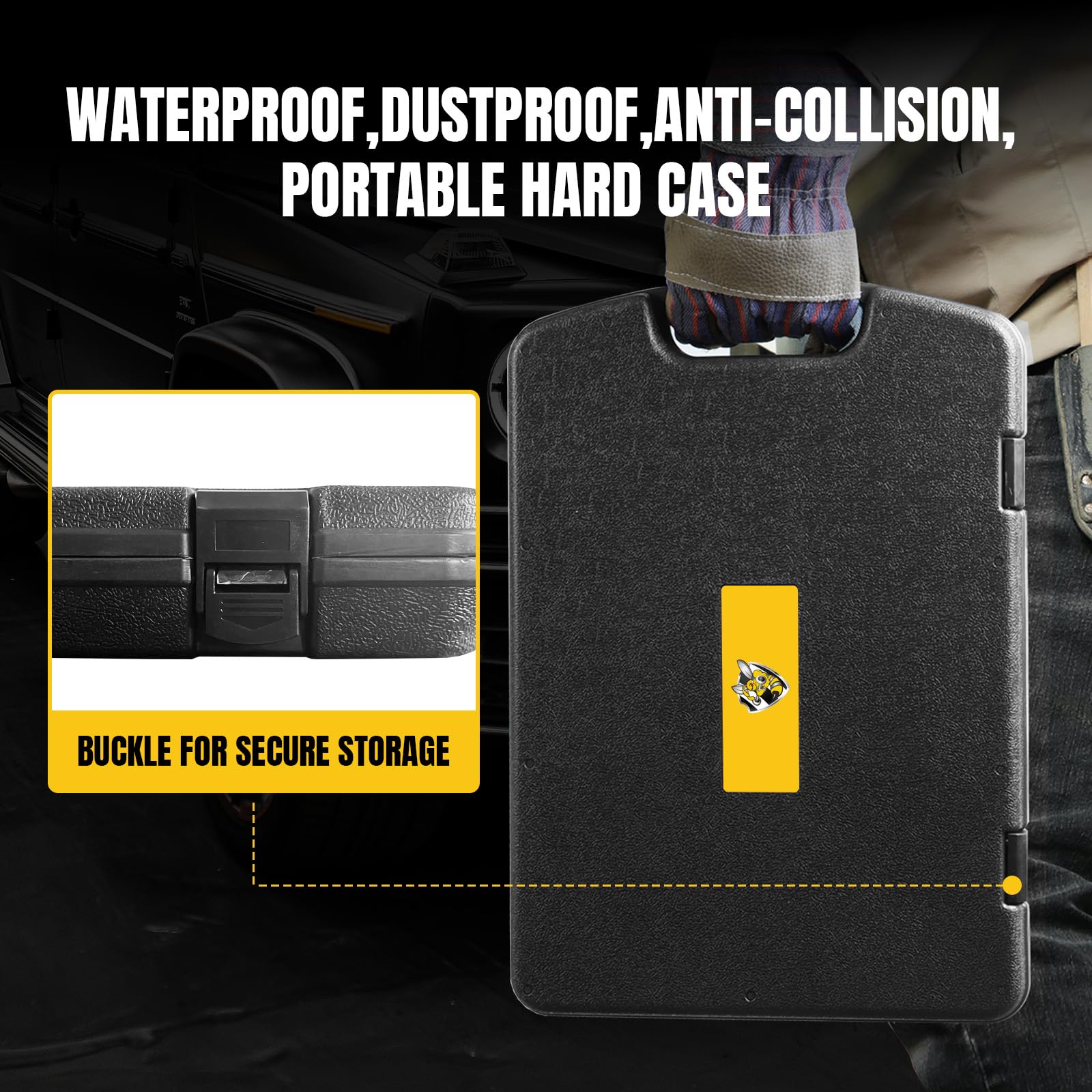 Yellow Jacket auto-protect features safeguard the unit and battery.