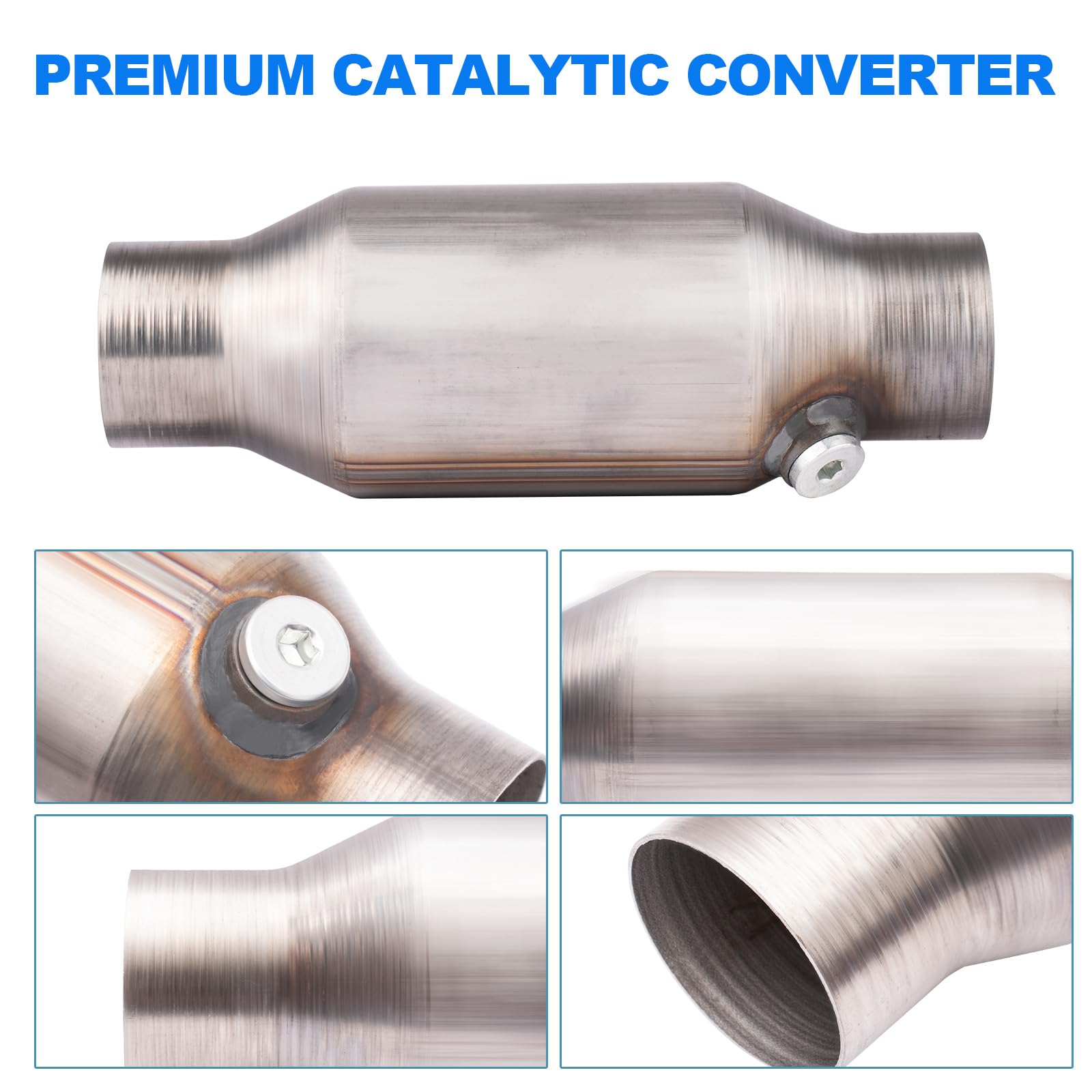 Yeoflagtrade catalytic converter with O2 port for easy system integration