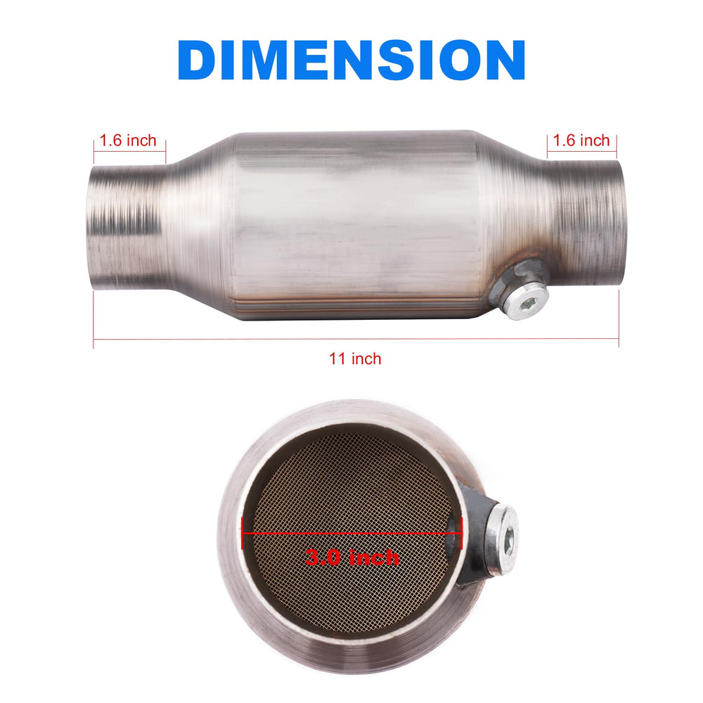 Yeoflagtrade catalytic converter ready-install promotes easy DIY replacement.