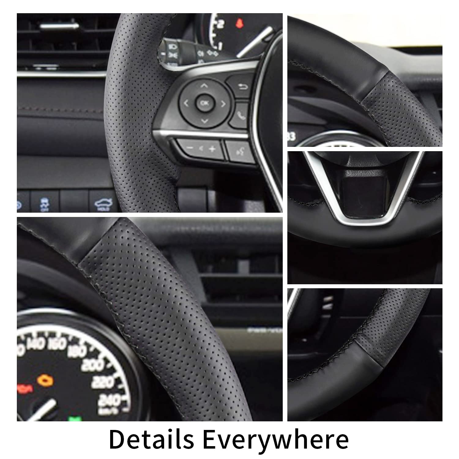 Yeolpise Camry hand sewn cover offers non-slip control