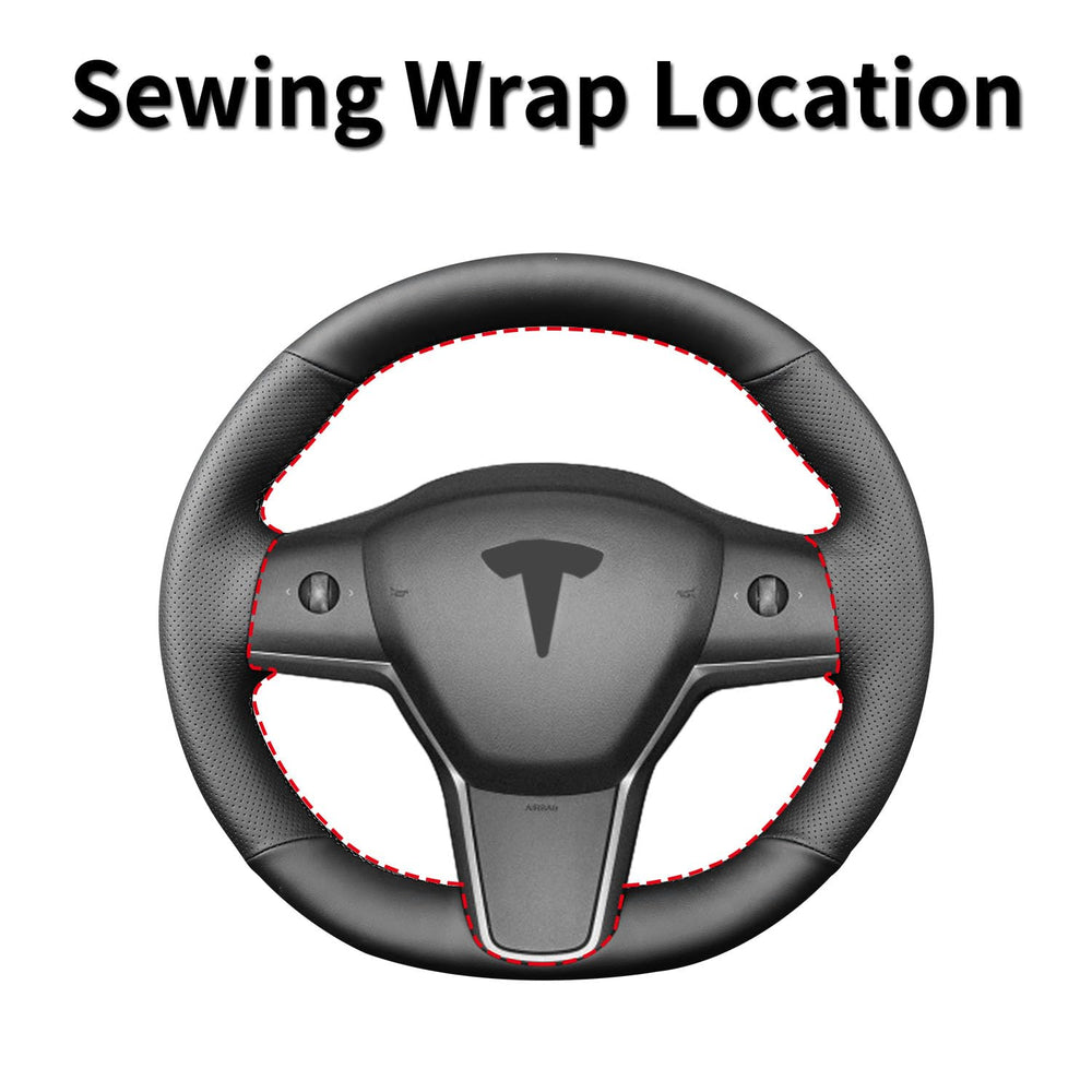Yeolpise wrapped steering wheel close-up highlighting premium grip and clean lines.