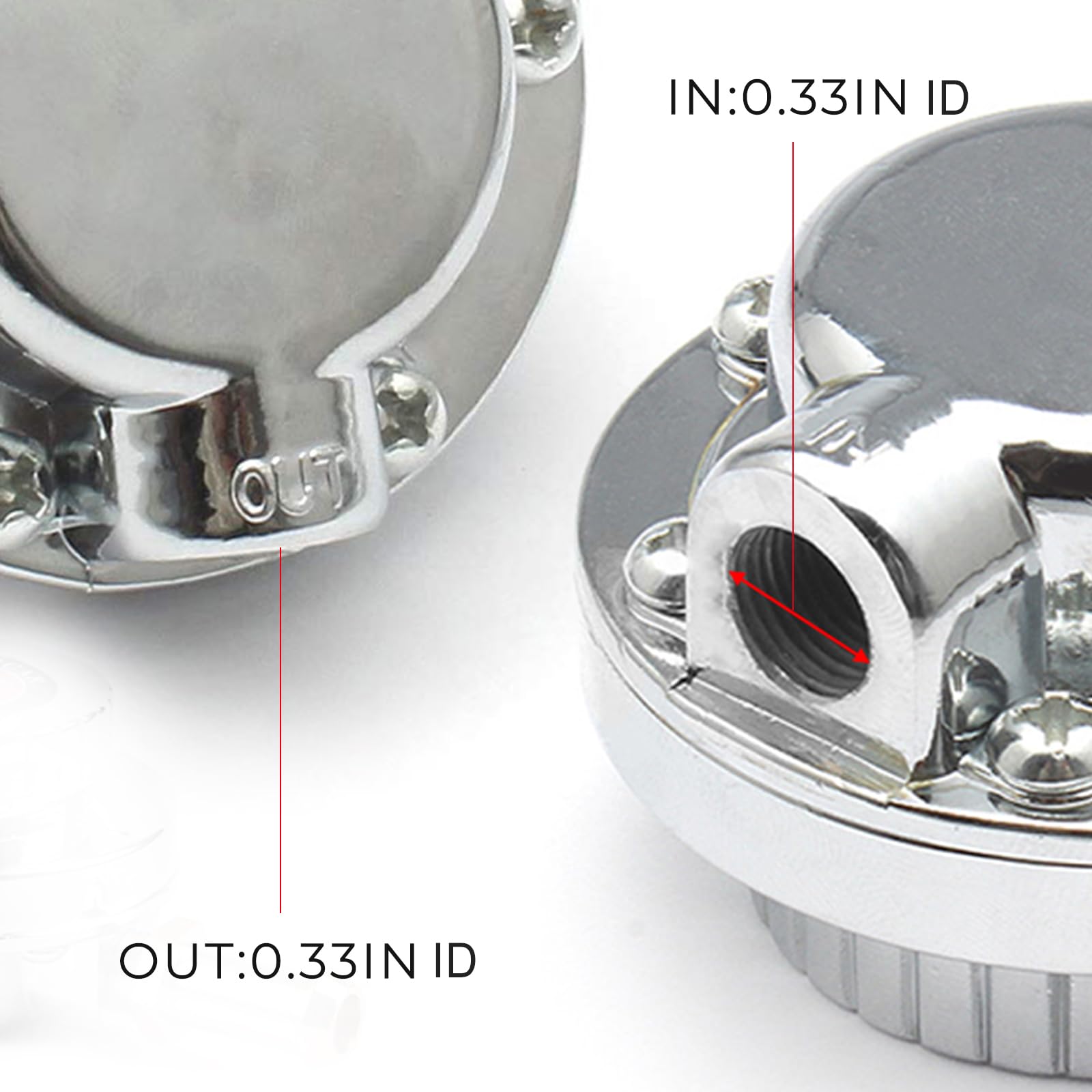 YESHMA brass fittings included ensure robust connections for 8mm and 10mm fuel lines.