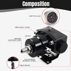 YESHMA fuel regulator bracket keeps the system secure during rugged driving.