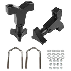 YESHMA high-lift jack tube mount on round tube shows secure attachment