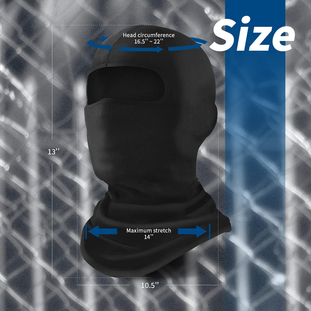 YESLIFE balaclava milk-fiber fabric delivers softness and quick-drying comfort.