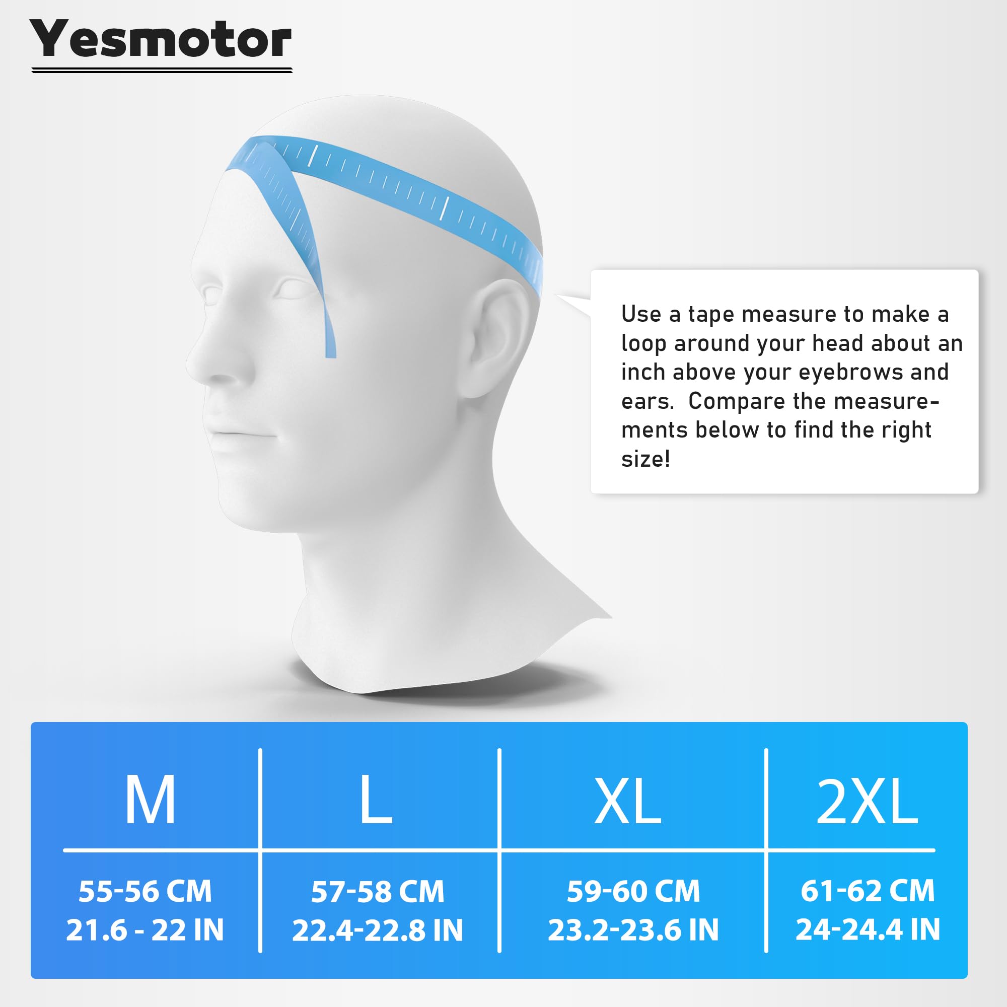 Yesmotor cycling glasses included pair with helmet to boost visibility