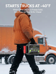 YESPER 78000mAh jump starter ready for extreme temperatures from arctic to desert