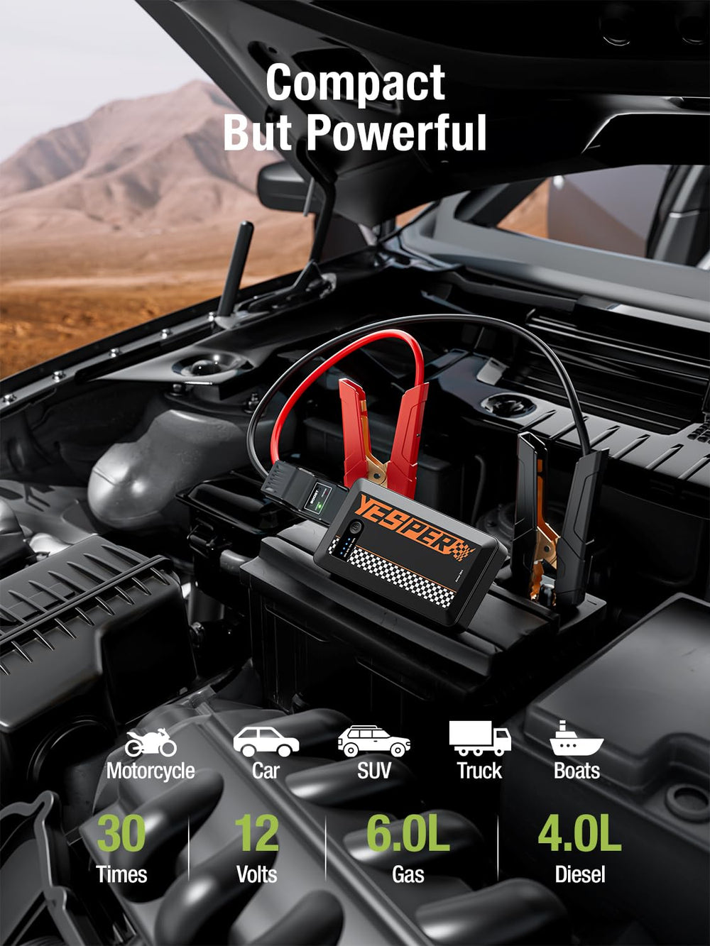 YESPER DSLI Safe Tech with spark-proof and reverse polarity protections.