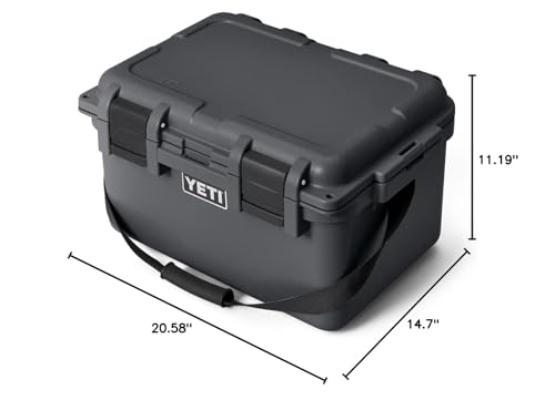 YETI LoadOut 30 GoBox LipGrip handles ensure a firm grip during lifting.