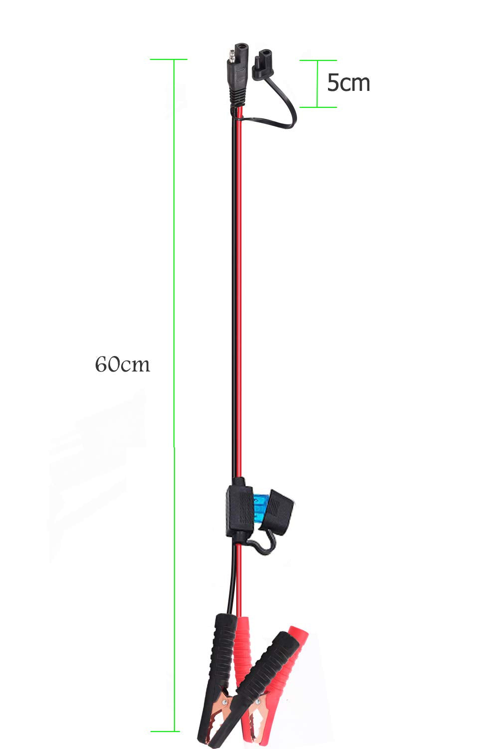 YETOR 2ft extension charging cable offers flexible battery access.