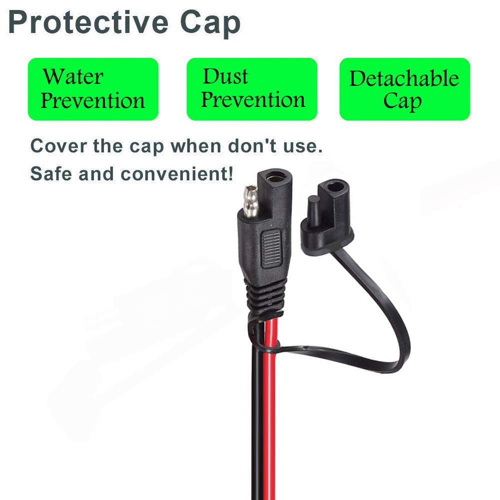 YETOR SAE quick-release adapter enabling easy connection for reliable power.