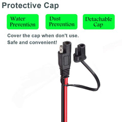 YETOR SAE quick-release adapter enabling easy connection for reliable power.
