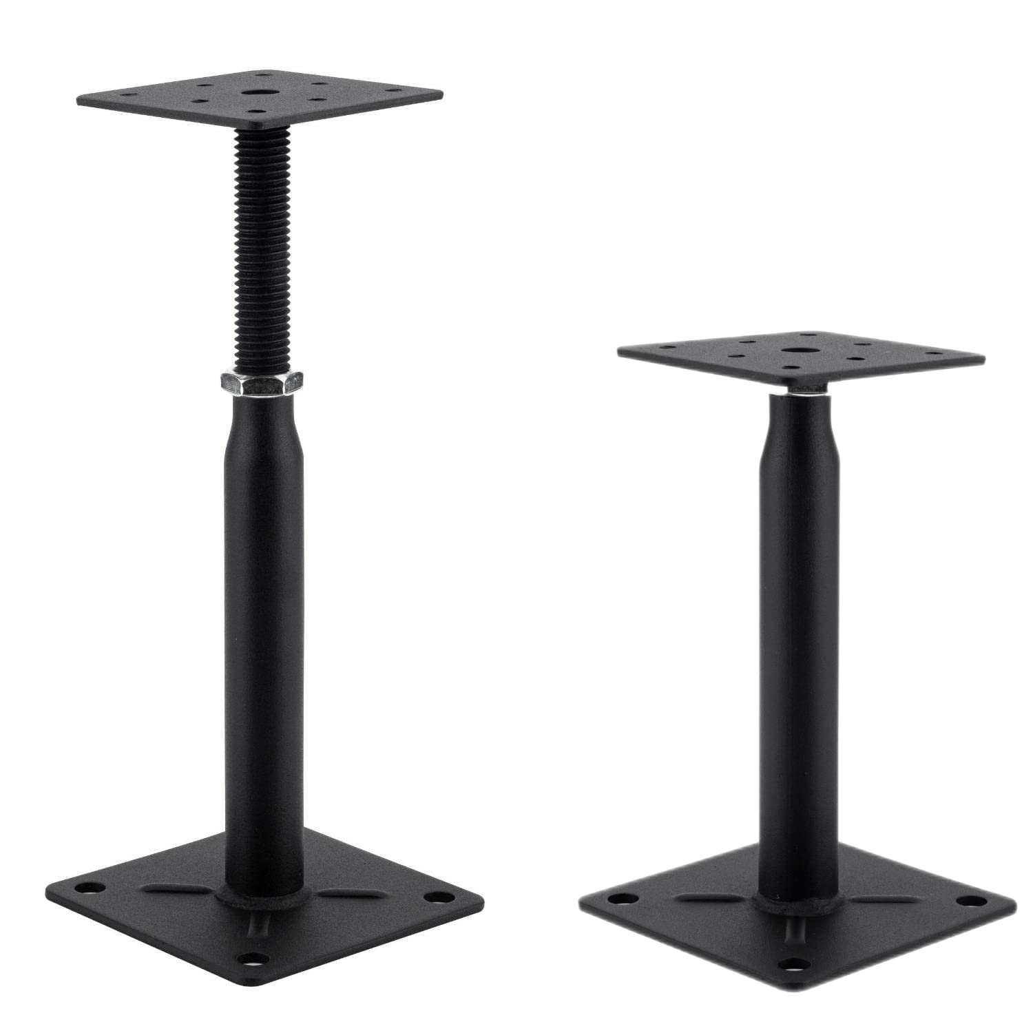 YEUQWJ 2-pack adjustable floor jack for level flooring and secure stabilization.