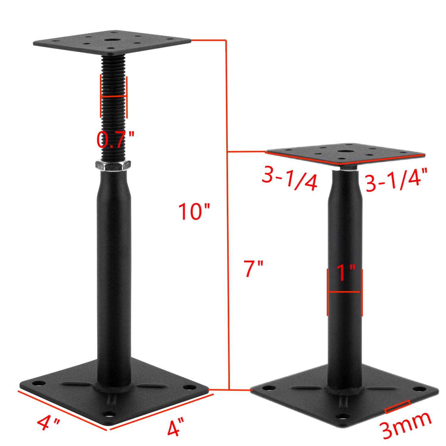 YEUQWJ floor beam leveler helps precisely align beams in tight spaces.