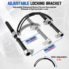 YEYETUO 2205 lb capacity handles tough springs with ease