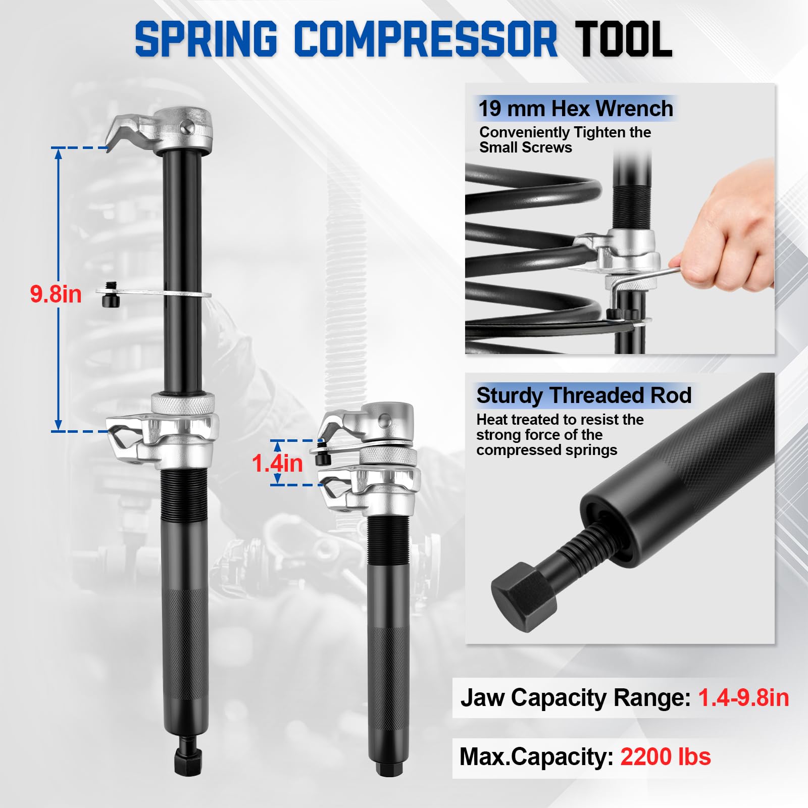 YEYETUO adjustable holder fits 8.6-12.2 inches coil diameters