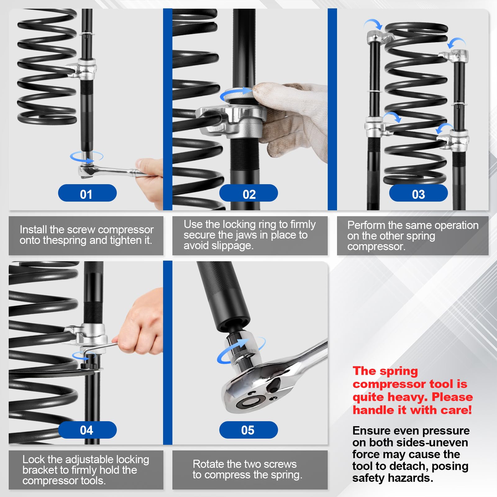 YEYETUO jaw opening 1.4-9.8 inches for versatile fit
