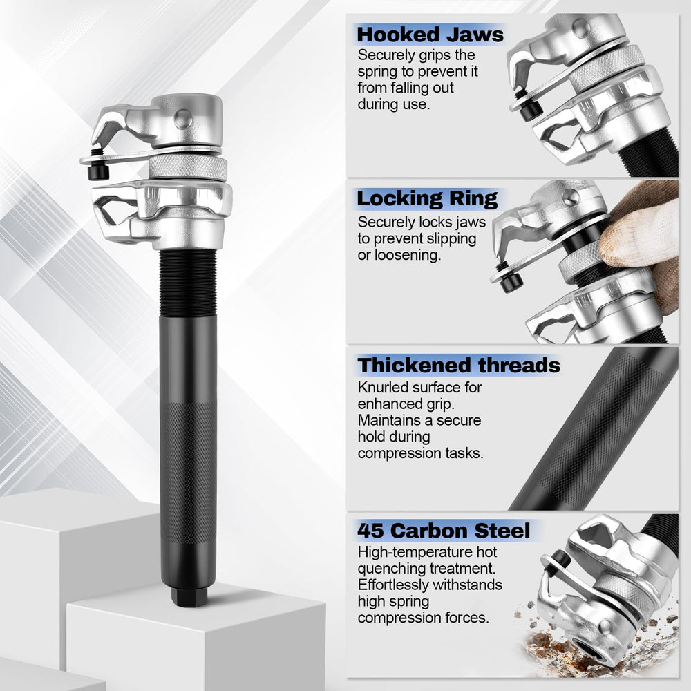 YEYETUO tool's safety jaws and holder keep compression stable
