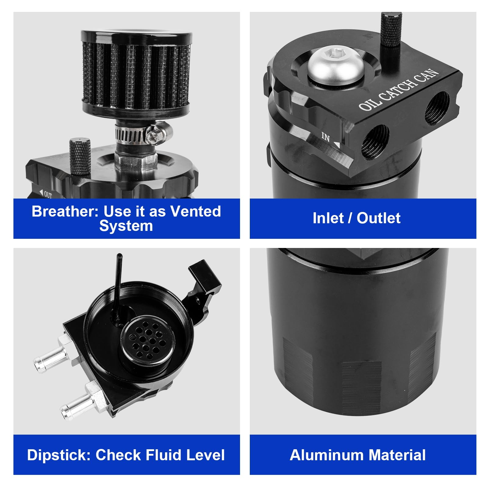 YEYETUO coolant reservoir tank profile for expanded cooling management