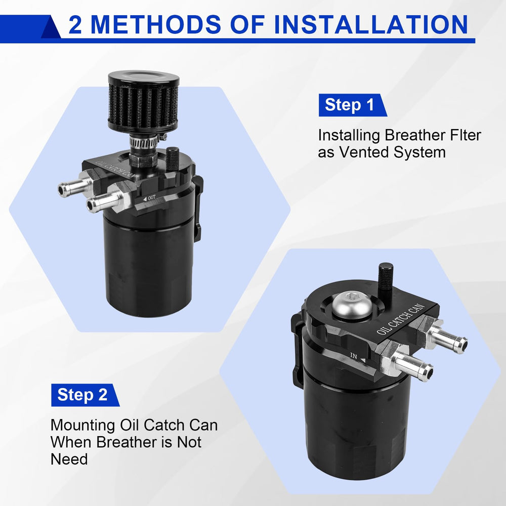 YEYETUO oil catch can hose 31.5 inch length for flexible routing