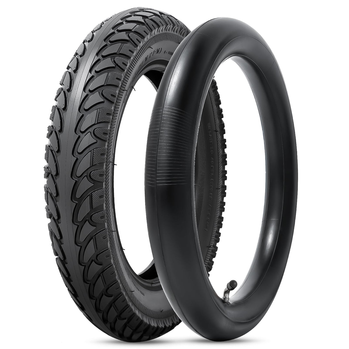 YeYouC 12.5x2.25 tire with rugged tread for steady scooter rides.