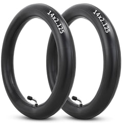 YeYouC 14x2.125 inner tube with CR202 angled valve for easy installation and secure fit.