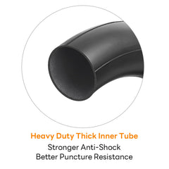 Close-up of YeYouC tire sidewall showing wear-resistant rubber.