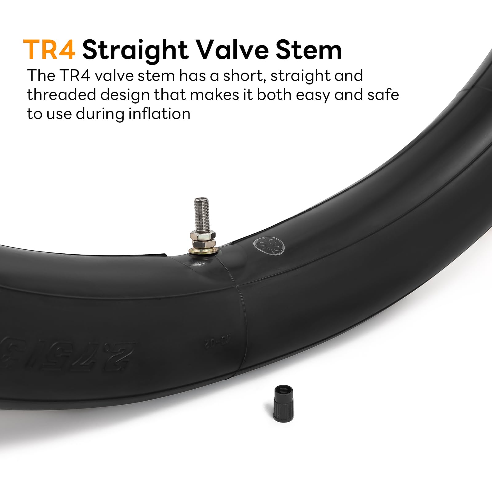 YeYouC TR4 straight valve detail for easy inflation