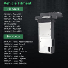 Yezoauto MAF sensor on Acura RDX 2007-2014 ensures steady airflow measurement
