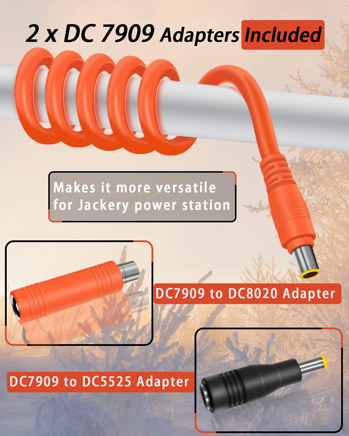 YEZriler dual DC7909 adapters expand compatibility with multiple power stations