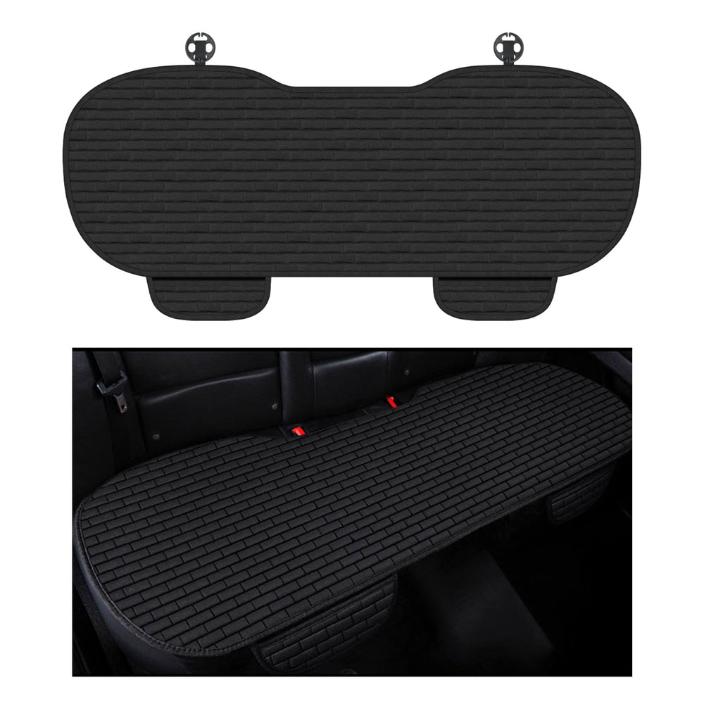 YGDMD car back seat cover showing breathable fabric for all-season comfort.