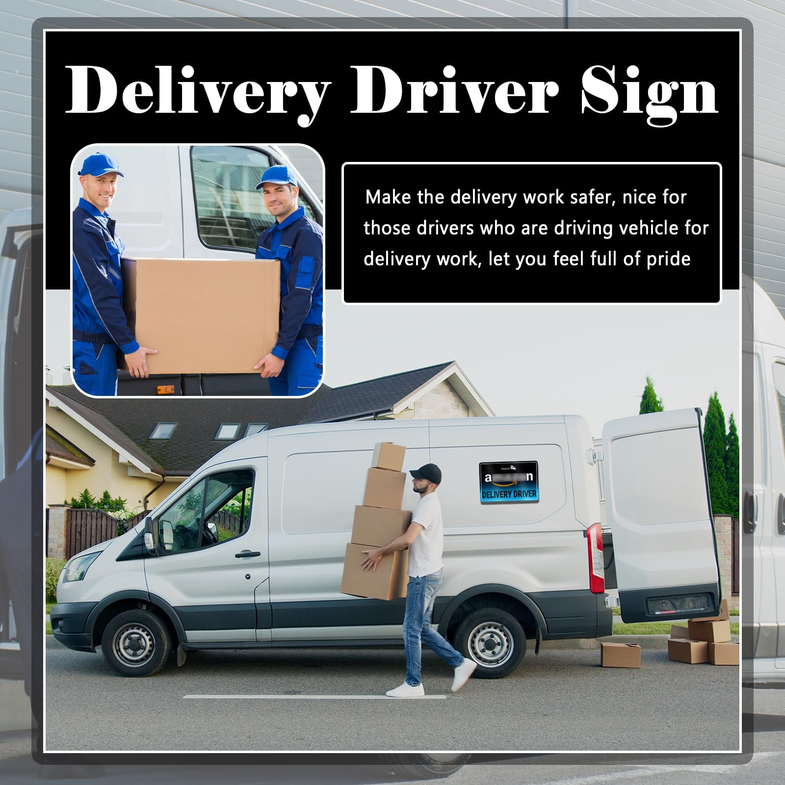 YGDMD delivery sign boosts safety reminders during busy city deliveries