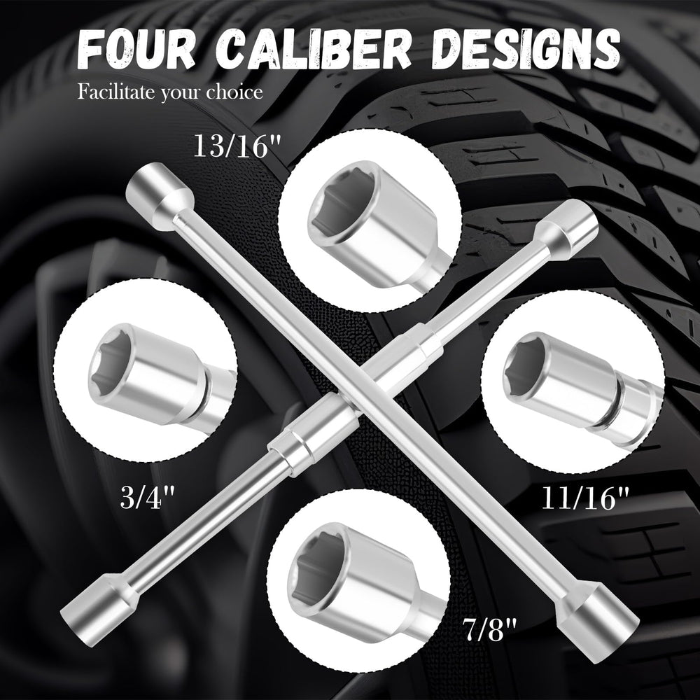 YGDMD heavy-duty cross wrench made of 45 steel resists rust and wear