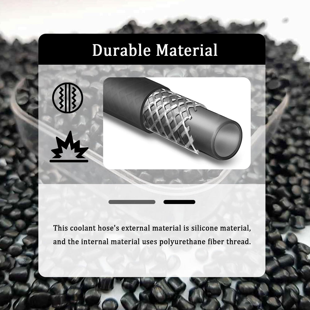 YGDMD hose reinforced with 650 psi rupture pressure for added safety.